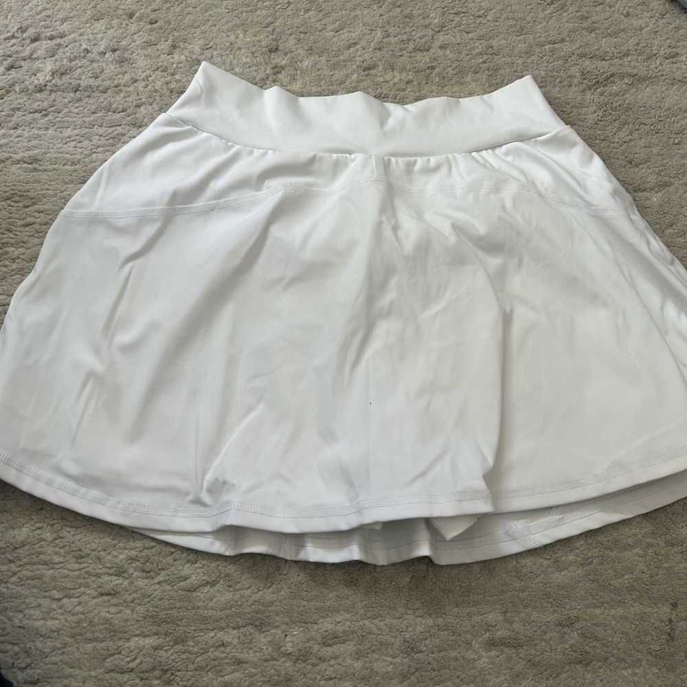 Women’s White Mini 2000’s Athletic Skort